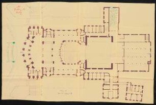 Stadttheater, Freiburg: Grundriss 1:100