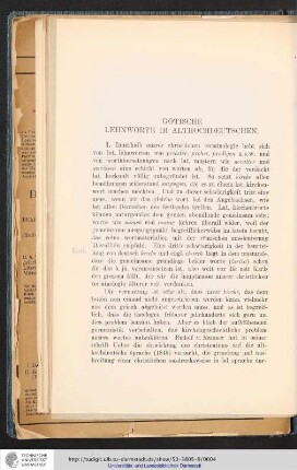 Gotische Lehnworte im Althochdeutschen
