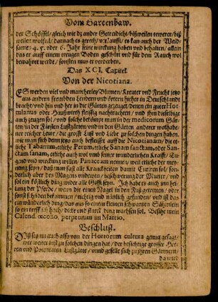 Das XCI. Capitel. - Beschluß.