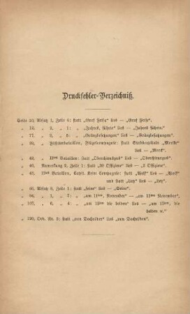 Druckfehler-Verzeichniß