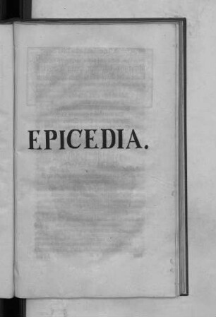 Epicedia
