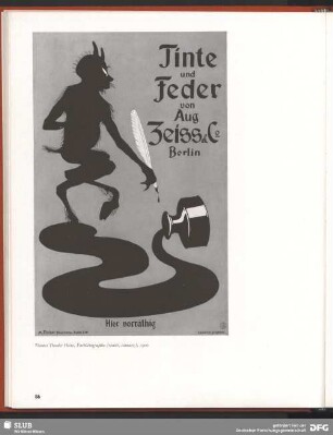 Tinte und Feder von Aug. Zeiss & Co Berlin