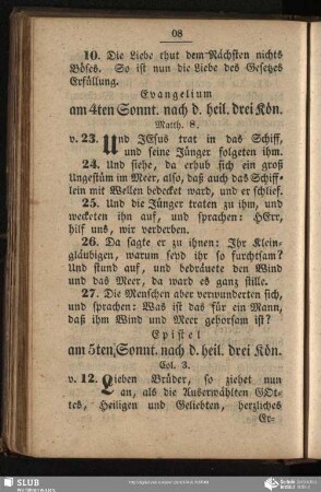 [Am fünften Sonntage nach den heiligen drei Koenigen]