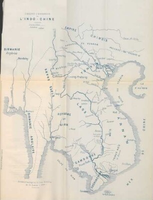 Croquis d'ensemble de l'Indo-Chine