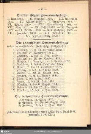 Die sächsischen Feuerwehrtage