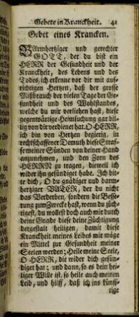 3. In Kranckheit und Sterben