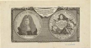 Medaille auf Sigmund Elias (I.) Holzschuher, Ratsherrn; geb. 1. Februar 1647; gest. 20. September 1709