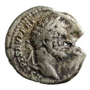 Münze, Denar, 195 - 196 n. Chr.