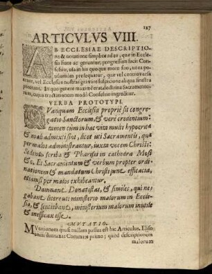 Articulus VIII.
