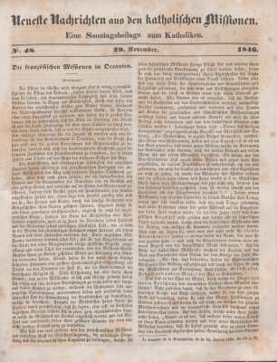 Neueste Nachrichten aus den katholischen Missionen Nr. 48