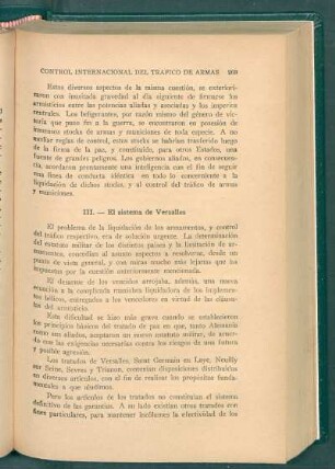 III. - El sistema de Versalles