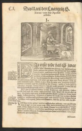 Das II. teil des Evangelii S. Lucas/ von der Apostel Geschichte.