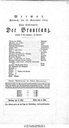 Der Brauttanz