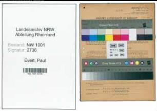 Entnazifizierung Paul Evert, geb. 10.06.1883 (Betriebsinspektor)