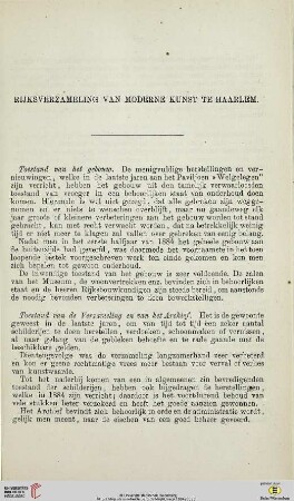 Rijksverzameling van Moderne Kunst te Haarlem