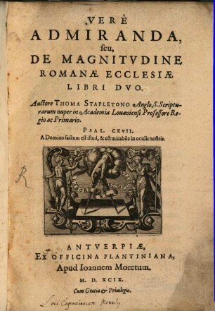 Vere admiranda, seu de magnitudine romanae ecclesiae libri II