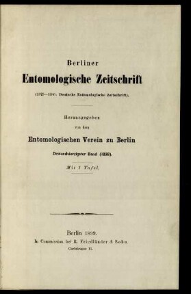 43: Berliner entomologische Zeitschrift