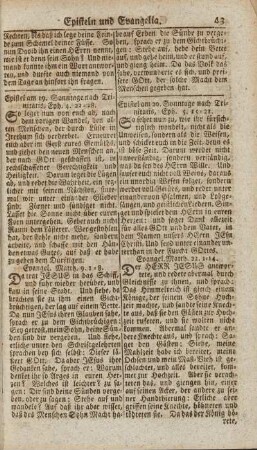 Epistel am 19. Sonntage nach Trinitatis, Eph. 4. 22-28.