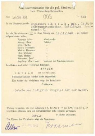 Gabele, Engelbert