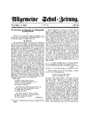 Die Verbindung der Geographie und Naturgeschichte im Volksunterricht