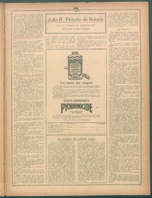 La historia del primer vapor