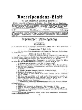 Rheinischer Philologentag