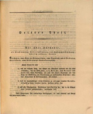 Harmonie : Erklärung dieser Idee in drey Büchern und Anwendung derselben auf den Menschen in allen Beziehungen. 3, Harmonie in der Philosophie : Versuch, die Idee Harmonie als Prinzip und Zweck aller Philosophie geltend zu machen