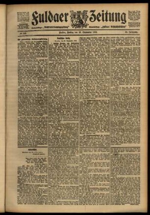 Ausgabe vom Freitag, den 28. September 1906.