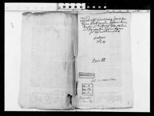 . Heiratsverhandlungen zwischen Pfalzgraf Johann Friedrich v. Sulzbach-Hilpoltstein und Landgräfin Sophie Agnes: Band 3