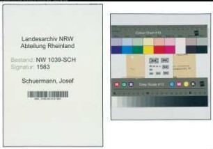 Entnazifizierung Josef Schuermann , geb. 09.05.1899 (Handelsvertreter)