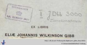 Exlibris (Aus: UB Freiburg i. Br., BS 8/2071-2).