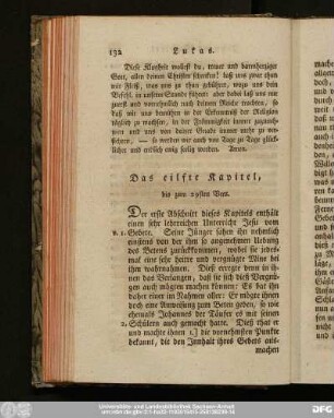 Das eilfte Kapitel, bis zum 29sten Vers.