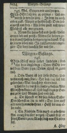 Wiegen-Gesänge.