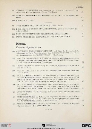 Diverses (Nr. 395-430)