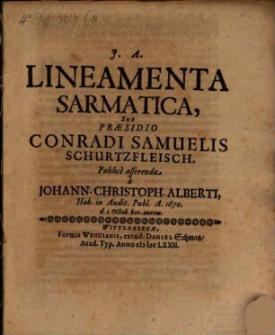 Lineamenta Sarmatica
