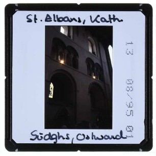 St Albans, Cathedral : Inneres, Südquerhaus, Ostwand
