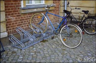 Fahrradständer.