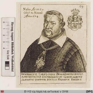 Bildnis Benedict Carpzov d. Ä.