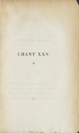 Chant XXV.