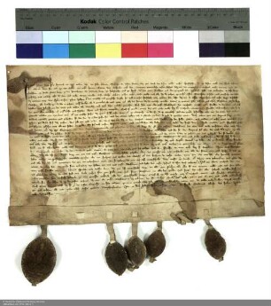 Heinrich [von Hohenberg], Abt von Fulda, verschreibt Feste, Amt und Gericht Bingenheim