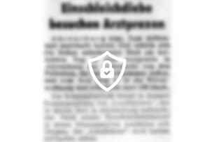 Einschleichdiebe besuchen Arztpraxen