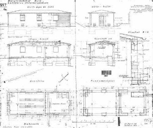 Horb: Nebengebäude Umformergebäude Grundrisse