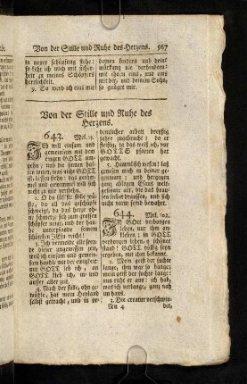 567-573, Von der Stille und Ruhe des Herzens