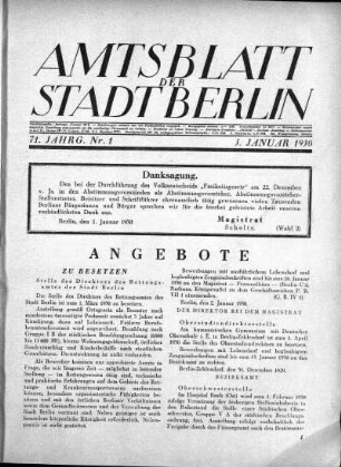1930,1: Nr. 1, 5. Januar 1930