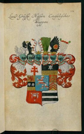 103, Wappen der Landgrafen von Hessen-Cassel