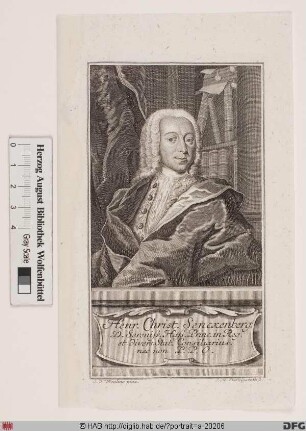 Bildnis Heinrich Christian Senckenberg (1751 Reichsfrhr. von)