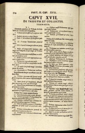 Caput XVII. De Tributis Et Collectis.