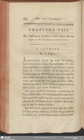 Chapitre VIII. Des Instrumens nécessaires pour opérer sur les corps à de très-hautes températures