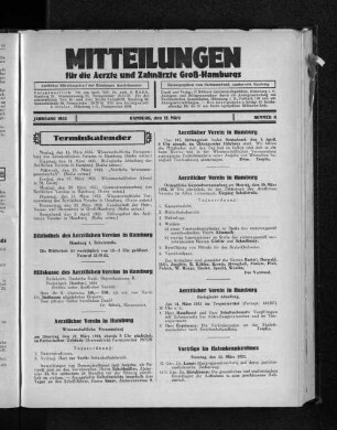 Jahrgang 1933, Hamburg, den 12. März, Nummer 11