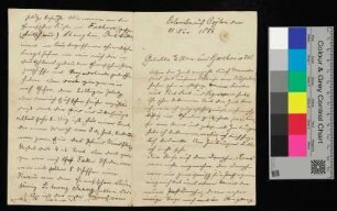Brief von Poock an die geliebten Eltern und Geschwister